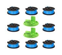 YWNYT Greenworks - Bobina per decespugliatore per tosaerba da 1,65 mm, linea di ricambio per decespugliatore per erba da 24 V, serie Greenworks (8+2)