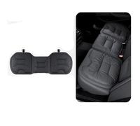 Ywooon Cuscino per Sedile Posteriore Auto, Cuscino del Sedile per Auto Coprisedile Comfort Traspirante in Pelle Nappa, Coprisedile Universale Auto Pelle per Sedile Anteriori (Nero, 3 Pezzo)