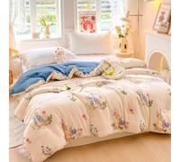 YWQJL Blanket for Winter Thick Trapunta Piumino Reversibile Senza Copertura per Notti Fredde E Fredde Copertina Morbida E Accogliente al Tocco(h,180x220cm/4kg)