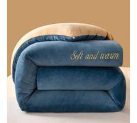 YWQJL Coperta Calda Imbottita Invernale Letto Matrimoniale Blanket for Winter Thick Piumoni Una Piazza E Mezza Trapunte Matrimoniali(5,180x220cm/4kg)