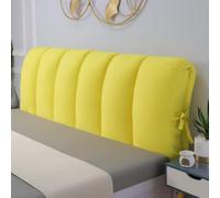 YWQJL Copertura Reversibile per Testiera Cuscini Testiera Letto Matrimoniali o King Copri Testata Letto Protezione Imbottita Contro Urti e Graffi Cuscino da Lettura(#17,180x50cm)