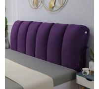 YWQJL Copertura Reversibile per Testiera Cuscini Testiera Letto Matrimoniali o King Copri Testata Letto Protezione Imbottita Contro Urti e Graffi Cuscino da Lettura(#6,120x60cm)