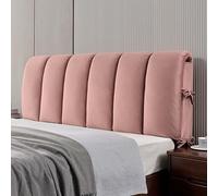 YWQJL Copertura Reversibile per Testiera Cuscini Testiera Letto Matrimoniali o King Copri Testata Letto Protezione Imbottita Contro Urti e Graffi Cuscino da Lettura(#8,180x60cm)