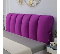 YWQJL Copertura Reversibile per Testiera Cuscini Testiera Letto Matrimoniali o King Copri Testata Letto Protezione Imbottita Contro Urti e Graffi Cuscino da Lettura(#8,180x60cm)