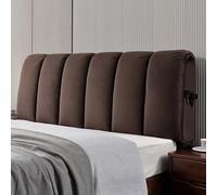 YWQJL Copertura Reversibile per Testiera Cuscini Testiera Letto Matrimoniali o King Copri Testata Letto Protezione Imbottita Contro Urti e Graffi Cuscino da Lettura(#3,120x50cm)