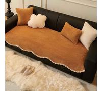 YWQJL Copridivano Angolare con Penisola Elastico Sofa Cover I Shape 1 Posto 2 Posti 3 Posti 4 Posti 5 Posti Anti Slip Sofa Cover Universal Sofa Cover Fodera per Divano(D,70 * 210cm)