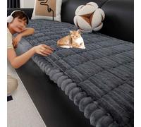 YWQJL Copridivano Angolare con Penisola Elastico Sofa Cover I Shape 1 Posto 2 Posti 3 Posti 4 Posti 5 Posti Anti Slip Sofa Cover Universal Sofa Cover Fodera per Divano(A,80 * 210cm)