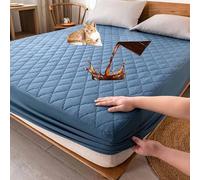 YWQJL Coprimaterasso Impermeabile Copri Materasso Cappelli da Letto Ispessiti Proteggi-Materasso Lenzuola Copriletto Copriletto Copriletti(1,90 * 200cm)