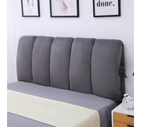 YWQJL Copritestiera Letto Matrimoniale Imbottita Cuscini Testata Letto Sfoderabili Matrimoniale con Lacci Imbottita Una Piazza E Mezza Cuscino Lombare Copri Testata Letto(*2,180 * 50CM)