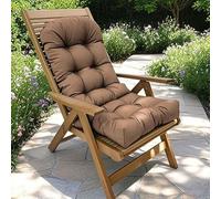 YWQJL Cuscini per Dondolo 3 Posti da Giardino,110 * 50cm Cuscino da Esterno per Panca, Dondolo, Pallet, Giardino Cuscini Impermeabili da Esterno(2)