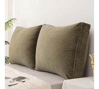 YWQJL Cuscino Schienale Letto Schienale Divano Rettangolare Cuscini per Divano Grandi Cuscini da Testata Letto Cuscino Ergonomico Lombare Supporto Posteriore(#5,60x55x18cm/1pc)