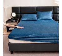 YWQJL Lenzuolo con Angoli Una Piazza E Mezza Lenzuola Angoli Matrimoniale Coprimaterasso Matrimoniale con Elastico Tutto Intorno(f,180x200cm)