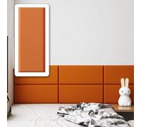 YWQJL Paraspigoli Muro Pannello Decorativo Parete per Camera da Letto Pannelli Murali Imbottiti per Letti Autoadesivi Pannelli Adesivi per Pareti(#6,23x50cm/6pcs)