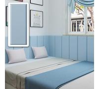 YWQJL Paraspigoli Muro Pannello Decorativo Parete per Camera da Letto Pannelli Murali Imbottiti per Letti Autoadesivi Pannelli Adesivi per Pareti(#2,30x70cm/6pcs)