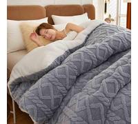 YWQJL Piumoni Matrimoniali Invernali Trapuntino Leggero Matrimoniale Piumino Invernale Caldo Trapunta Cotone Coperte Letto Matrimoniale Piumone Trapunte(#4,200x230cm/5kg)