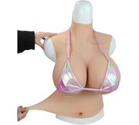 YWQJL Protesi mammaria in Silicone B-Z Gup con Design corporeo ragionevole e iniettato di Sangue, Adatta a Tutti i Tipi di corporatura.(A3,Cotton)