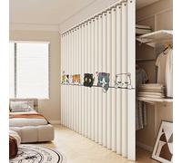YWQJL Tende Oscuranti Tende per Finestre Senza Forare Tendine Cucina Tende Finestra Bagno Tende da Cucina Tende Antipolvere per Scarpiera Libreria Tende per Cucina(#5,W180cmxH200cm)