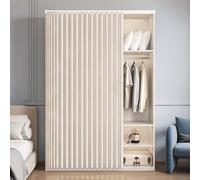 YWQJL Tende per Armadi Tende per Finestre Tende da Cucina con Guida di Scorrimento Tende Finestra Bagno Tendina Sottolavello Cucina con Autoadesivo Tende per Cucina(#10,W80xH200cm)
