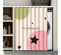 YWQJL Tendina sottolavello Bagno,Tenda da Cucina Corta,Tenda Corta per Finestra,per Armadio da Cucina,Armadio,Bagno,Mobile Lavatrice,scaffale(07,Width90*Height120)