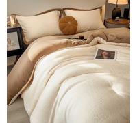 YWQJL Trapunte Piumoni Matrimoniali Invernali Trapunta Invernale Cotone Double Face Traspirante e Morbido Piumino Matrimoniale Invernale Caldo(#4,180x220cm/4kg)