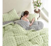 YWQJL Trapuntino Piumoni Matrimoniali Invernali Trapunta in Morbido e Caldo Comfort Piumone Matrimoniale Invernale Fluffy Coperta Termica Addensare Trapunte(#3,200x230cm/4kg)