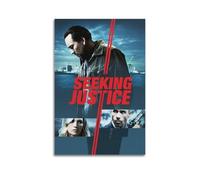 YWROLERYRY Seeking Justice - Poster estetico da parete su tela, stile vintage, decorazione per soggiorno e camera da letto, 60 x 90 cm, senza cornice