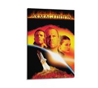 YWRRWQBER Armageddon - Poster estetico da parete, decorazione artistica da parete, stile vintage, per soggiorno, camera da letto, 50 x 75 cm, con cornice