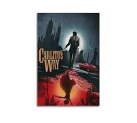 YWRRWQBER Carlito's Way 1993, poster estetico da parete su tela, decorazione artistica da parete, stile vintage, per soggiorno, camera da letto, 40 x 60 cm, senza cornice