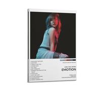 YWRRWQBER Carly Rae Jepsen - Poster di album emozioni, decorazione artistica da parete su tela, stile vintage, per soggiorno e camera da letto, 40 x 60 cm, con cornice