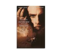 YWRRWQBER Intervista con il film Vampiro, 2 poster estetici da parete su tela, decorazione artistica da parete vintage, per soggiorno e camera da letto, 50 x 75 cm, senza cornice