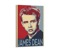 YWRRWQBER James Dean - Poster estetico da parete su tela, decorazione artistica da parete, stile vintage, per soggiorno e camera da letto, 20 x 30 cm, con cornice