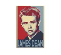YWRRWQBER Poster di James Dean, decorazione artistica da parete su tela, stile vintage, per soggiorno, camera da letto, 40 x 60 cm, senza cornice