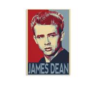 YWRRWQBER Poster di James Dean, decorazione artistica da parete su tela, stile vintage, per soggiorno, camera da letto, 20 x 30 cm, senza cornice