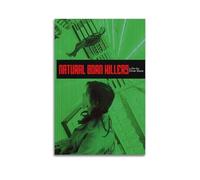 YWRRWQBER Poster di Natural Born Killers, decorazione artistica da parete su tela, stile vintage, decorazione artistica da parete per soggiorno, camera da letto, 50 x 75 cm, senza cornice