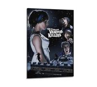 YWRRWQBER Poster estetico da parete su tela, motivo: The Fearless Vampire Killers, decorazione artistica da parete vintage, per soggiorno e camera da letto, 30 x 45 cm, con cornice
