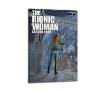 YWRRWQBER The Bionic Woman - Poster estetico da parete su tela, decorazione artistica da parete, stile vintage, per soggiorno, camera da letto, 60 x 90 cm, con cornice