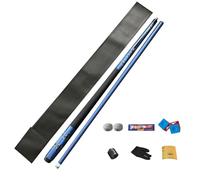 YWRU Stecche da Biliardo Carbonio 145CM Testa da 13mm Billiard Stecca di Billiardo Sede in Legno Duro Pool Cue Set di 19-20oz(Color:#2)