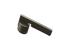 YWRWUPMGK Serratura for porta interna in lega di zinco, serratura for porta in legno silenziosa, semplice serratura americana nera, maniglia divisa for uso domestico(S949 gray brushed)