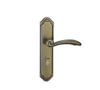 YWRWUPMGK Serratura for porta interna in rame puro in stile cinese, tutta in rame, in legno massello, silenziosa, in stile cinese, for la casa(HC 5524 Bronze)