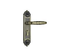 YWRWUPMGK Serratura for porta interna in rame puro in stile cinese, tutta in rame, in legno massello, silenziosa, in stile cinese, for la casa(HC 5132 Bronze)