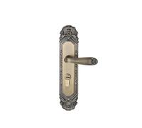 YWRWUPMGK Serratura for porta interna in rame puro in stile cinese, tutta in rame, in legno massello, silenziosa, in stile cinese, for la casa(HC 6106 Bronze)