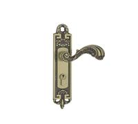 YWRWUPMGK Serratura for porta interna in rame puro in stile cinese, tutta in rame, in legno massello, silenziosa, in stile cinese, for la casa(HC 6568 Bronze)