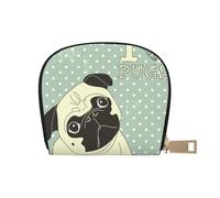 YWSOTRE Adoro i carlini, Custodia per carte in pelle PU Elegante porta carte di credito Porta carte di credito