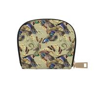 YWSOTRE Anatra dell'acquerello, Custodia per carte in pelle PU Elegante porta carte di credito Porta carte di credito