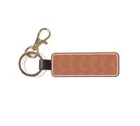 YWSOTRE Aspetto rame martellato, Portachiavi in pelle PU, portachiavi con anello portachiavi, organizer, 1 pz