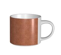 YWSOTRE Aspetto rame martellato, Tazza in ceramica di grande capacità, tazza da tè, tazza da caffè 450 ml