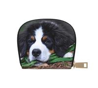 YWSOTRE Bellissimo Bovaro del Bernese, Custodia per carte in pelle PU Elegante porta carte di credito Porta carte di credito