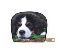 YWSOTRE Bellissimo Bovaro del Bernese, Custodia per carte in pelle PU Elegante porta carte di credito Porta carte di credito