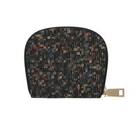 YWSOTRE Codice informatico programmatore, Custodia per carte in pelle PU Elegante porta carte di credito Porta carte di credito
