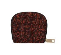 YWSOTRE Codice programmatore Rosso, Custodia per carte in pelle PU Elegante porta carte di credito Porta carte di credito